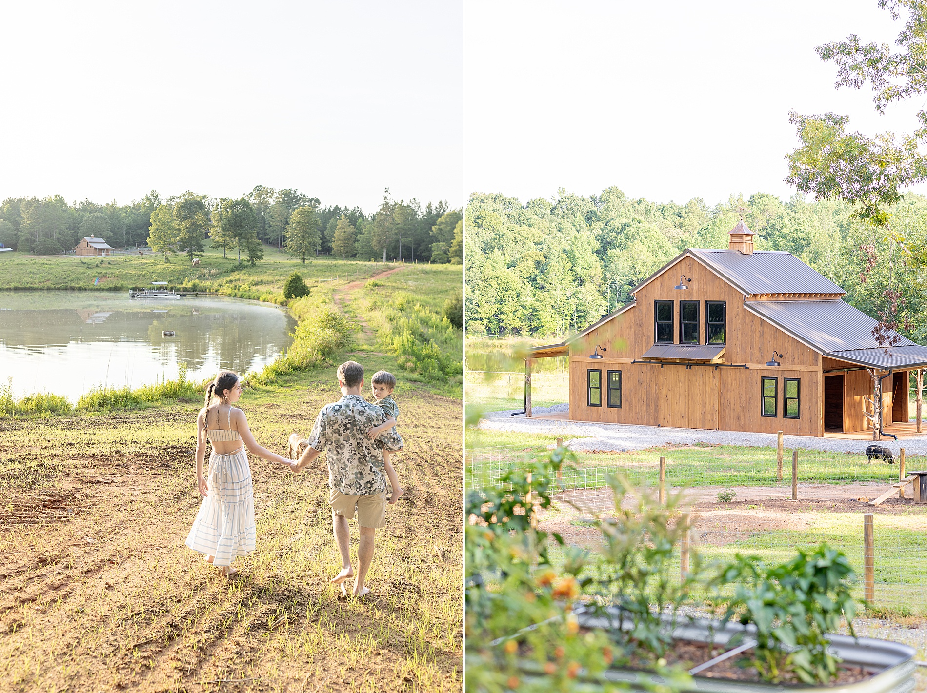 Greenville, SC Outdoor Lifestyle Session on family property