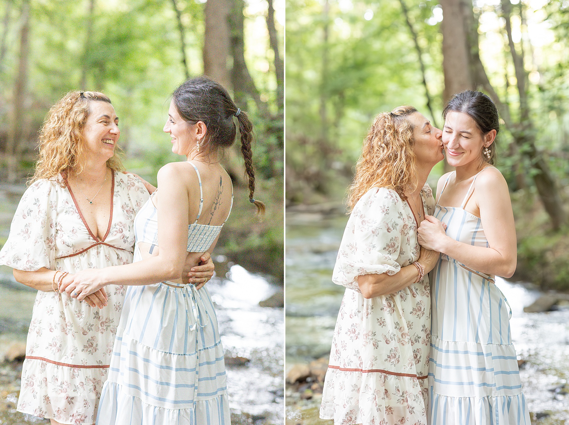 mother-daughter portraits on family property