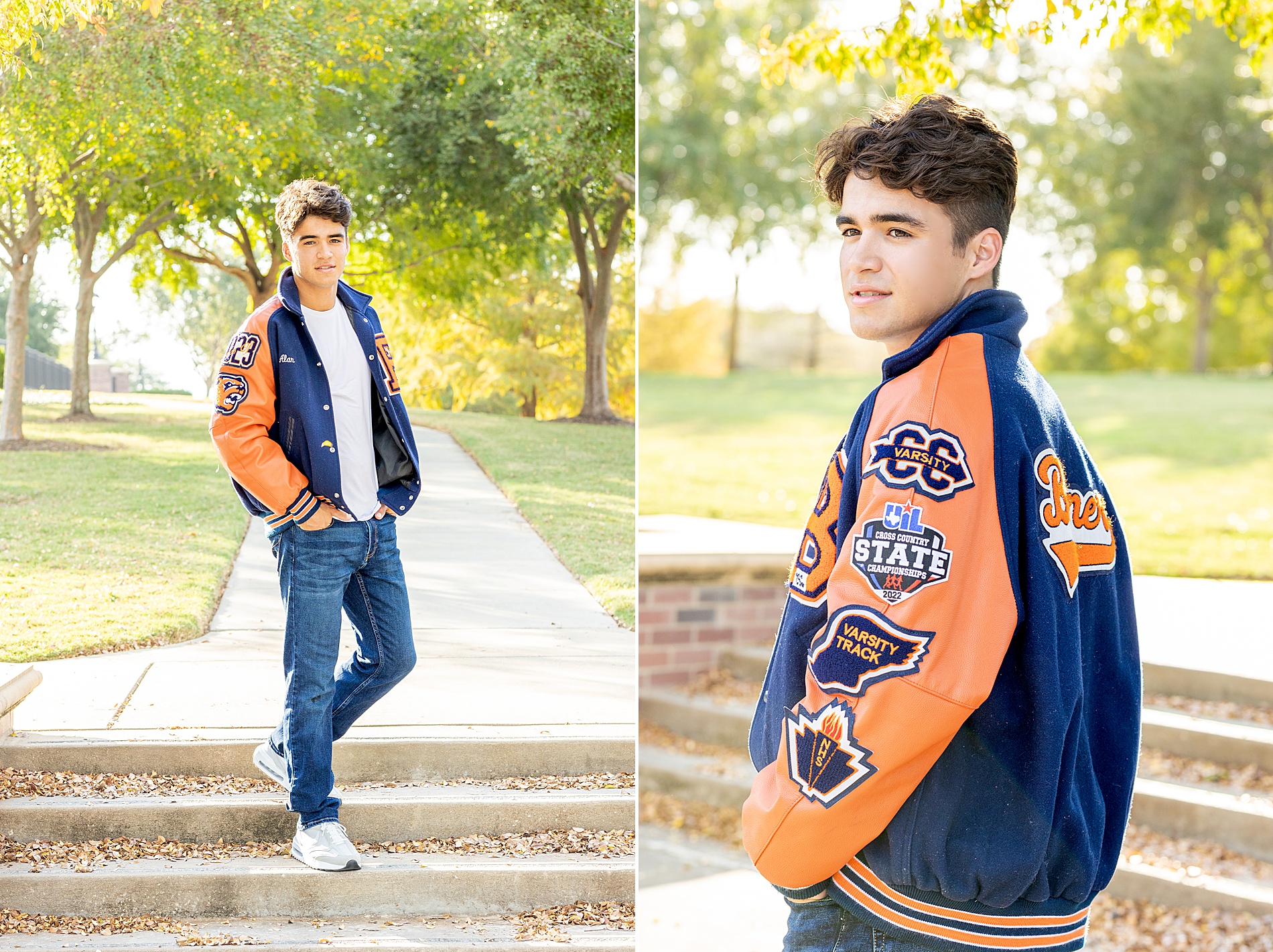 light and airy senior portraits 