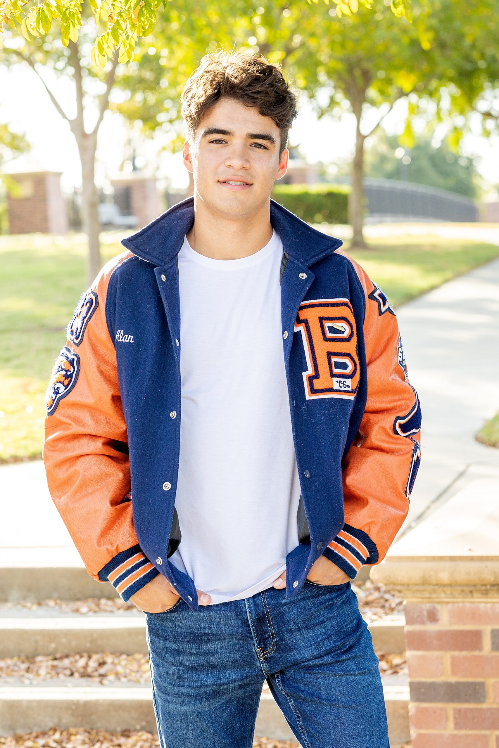 light and airy senior photos in Houston Texas