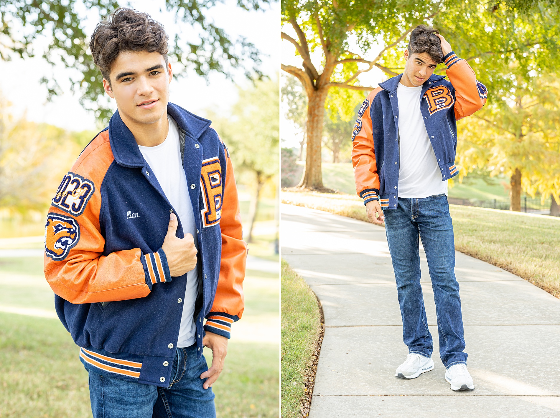 light and airy senior portraits 