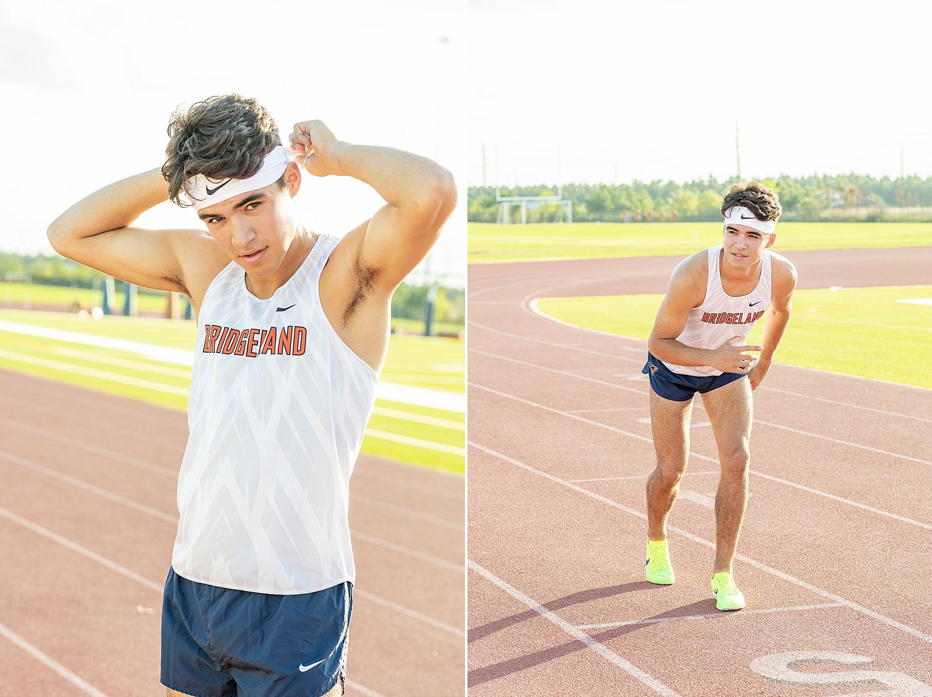 senior runs at track 