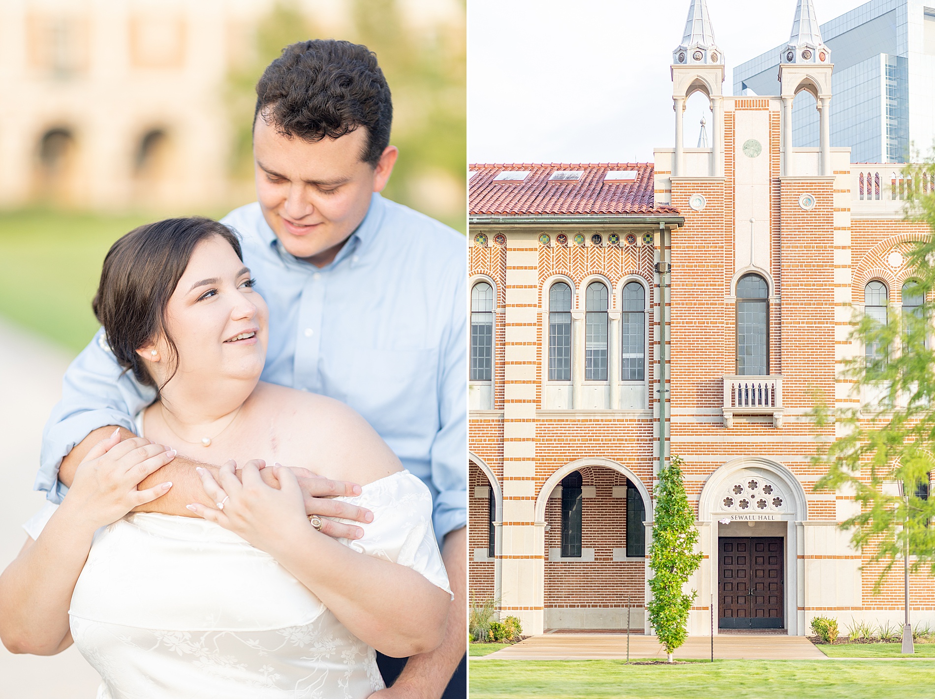 Rice University Engagement Session in Houston, TX