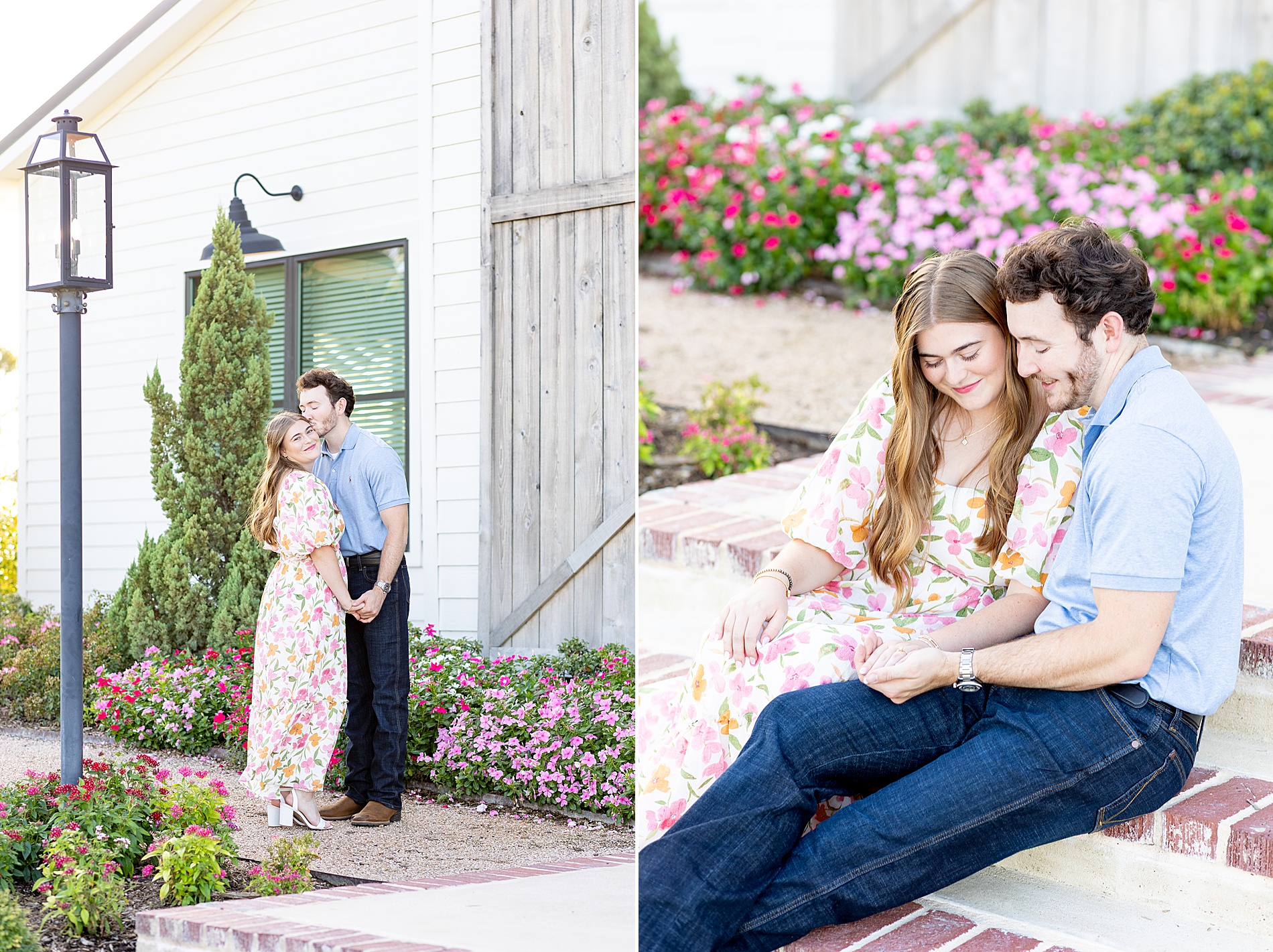 summer engagement portraits 