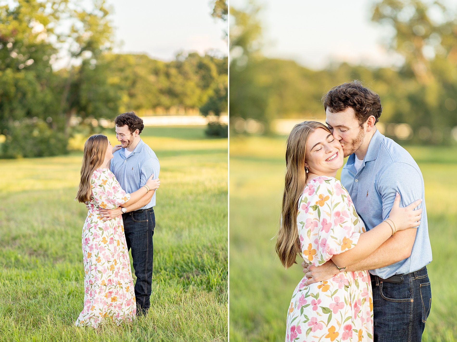Summer engagement session in Houston, TX