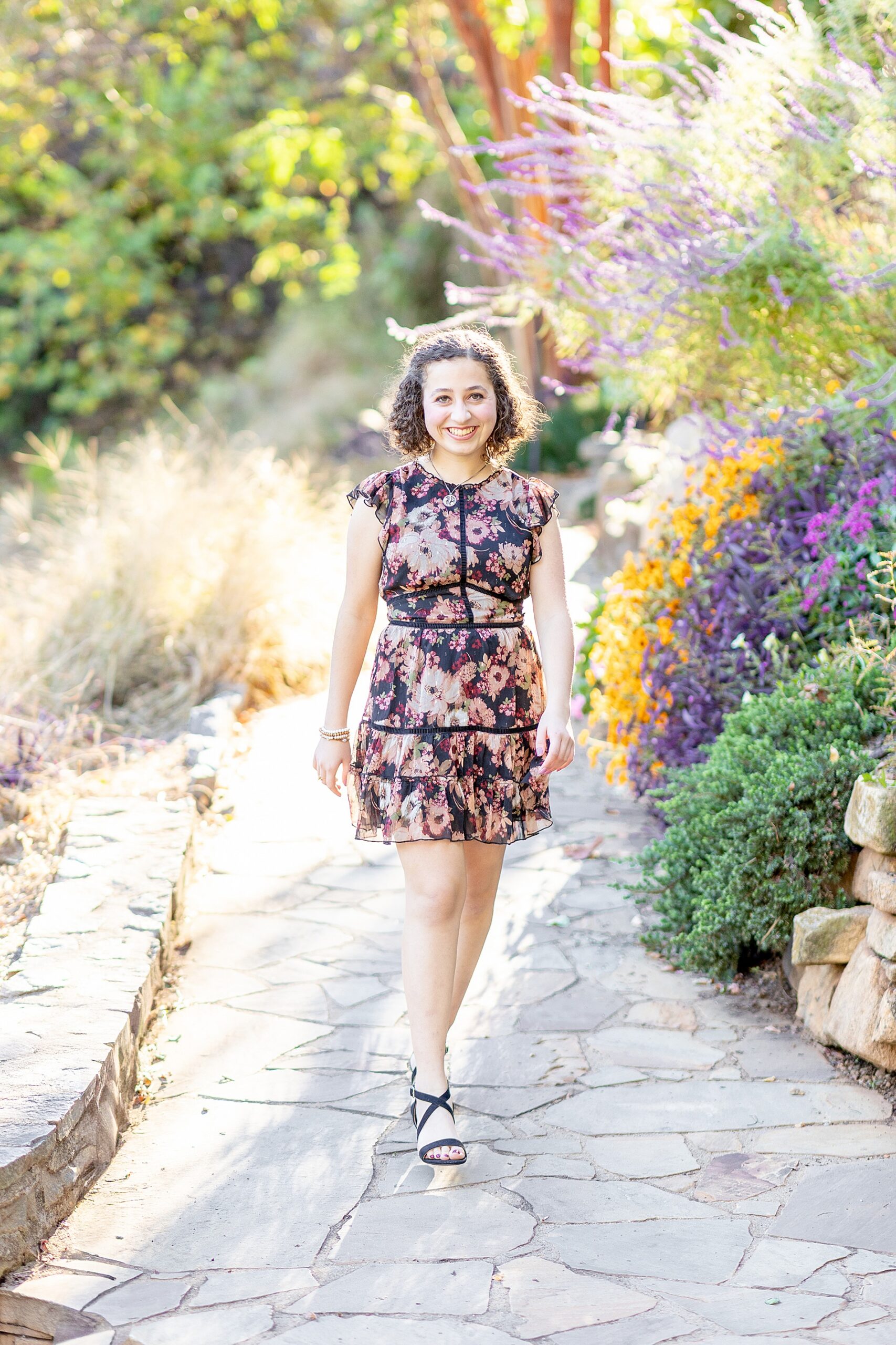 Falls Park Senior Session during autumn