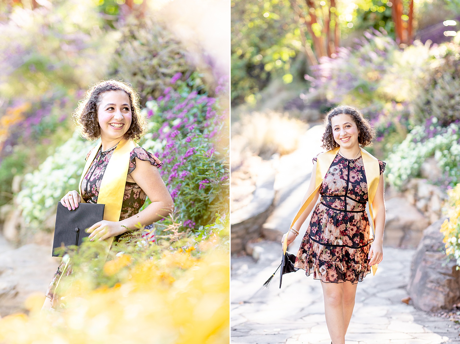light and airy senior portraits