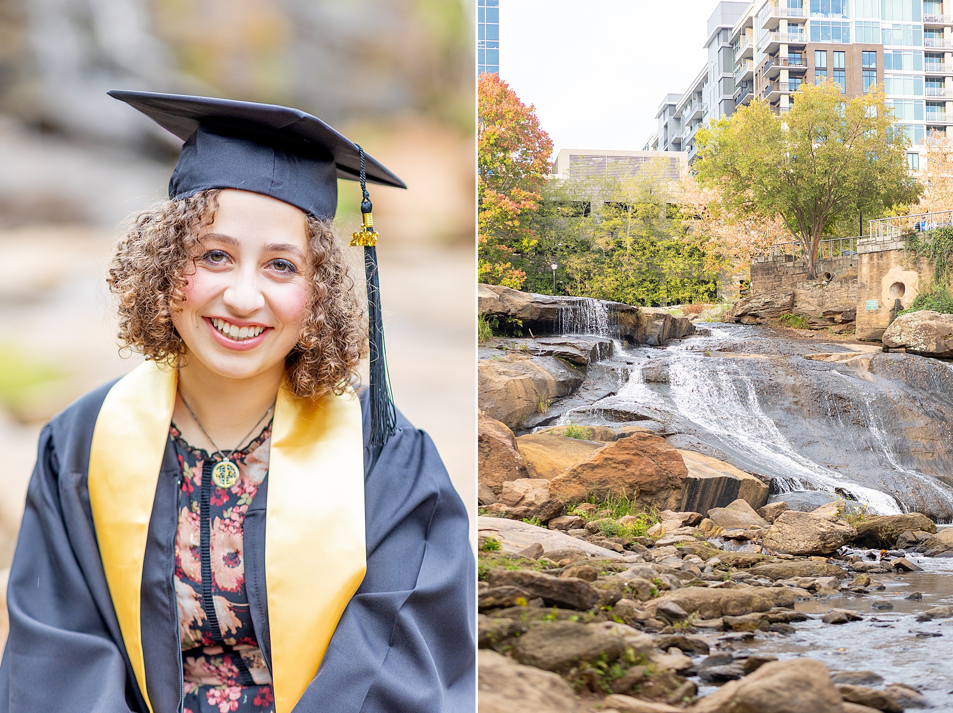 senior portraits at Falls Park