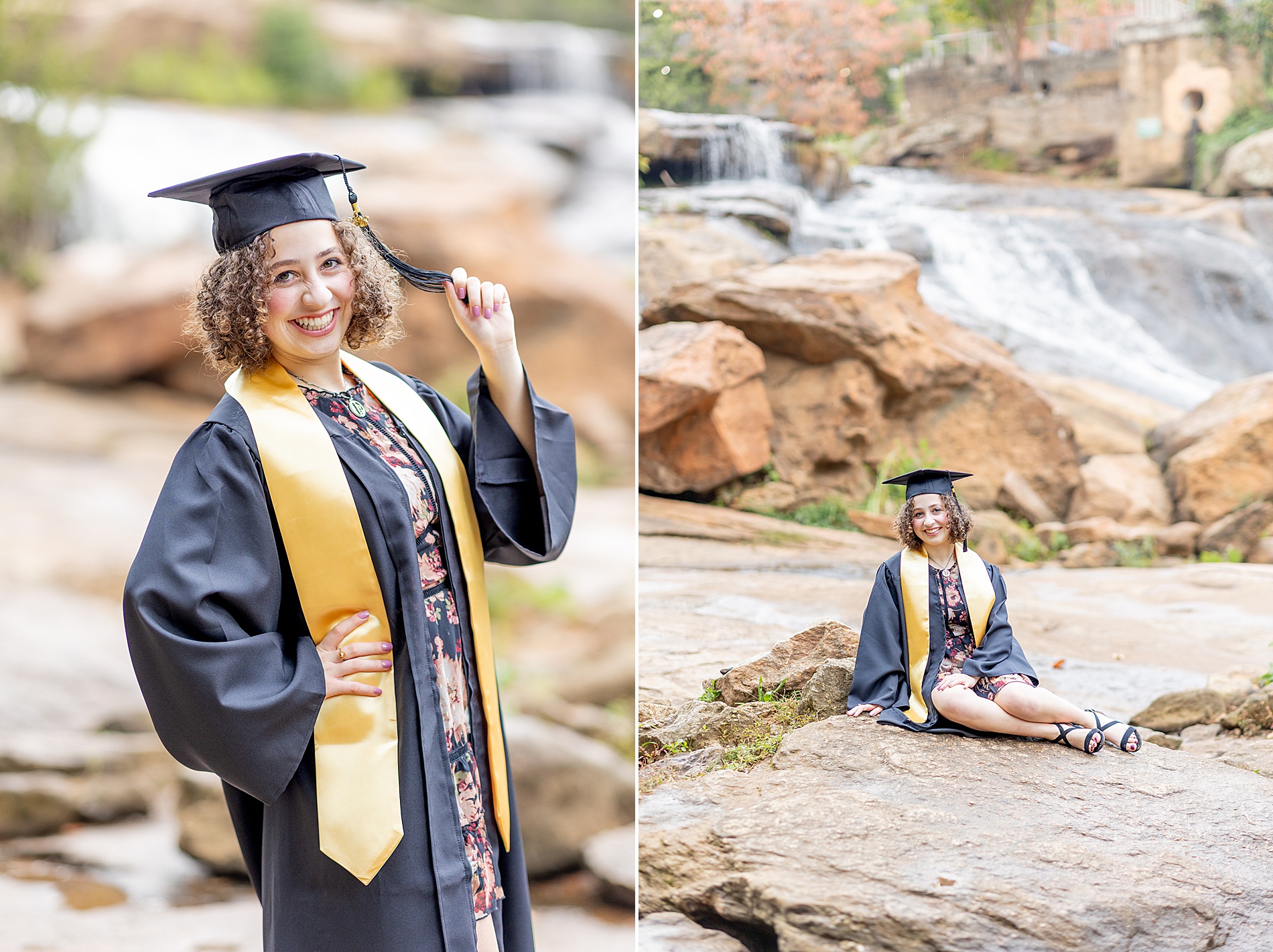 downtown Greenville, SC senior portraits