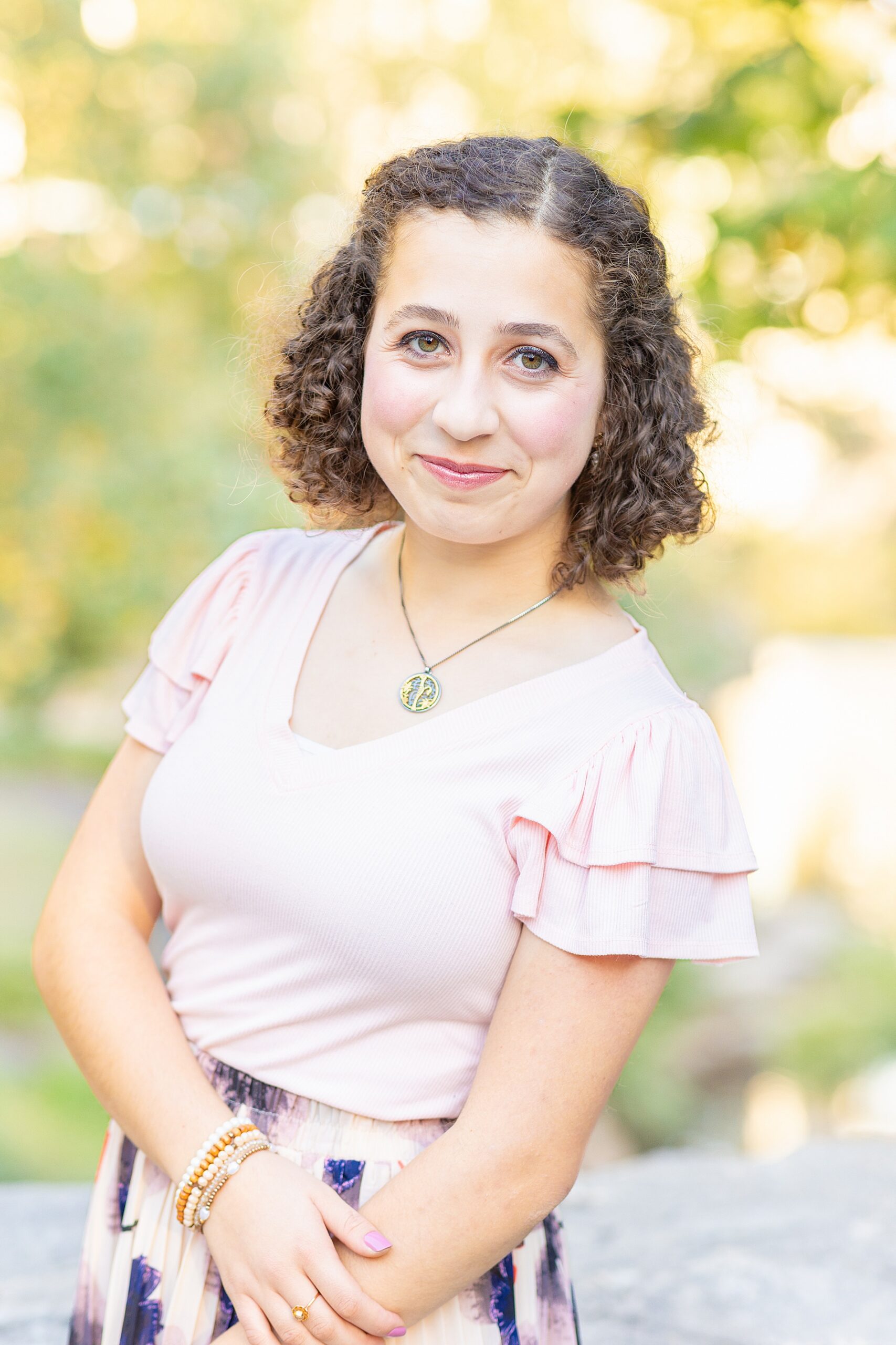 senior photoshoot in downtown Greenville, SC