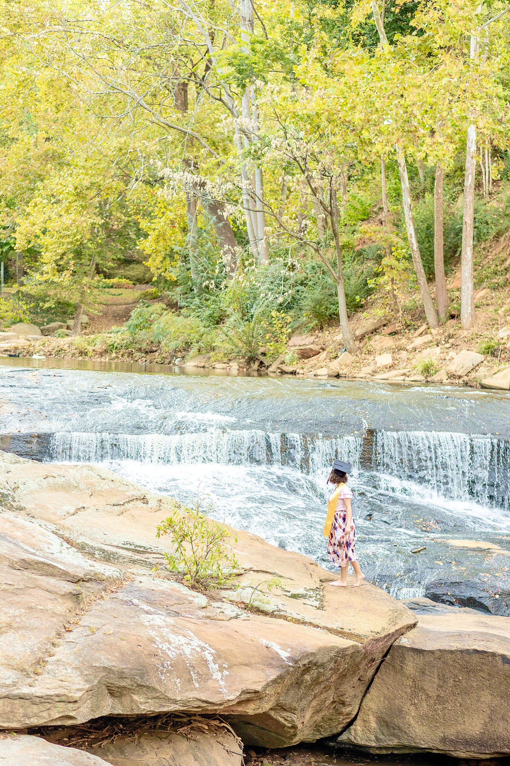 Falls Park senior session