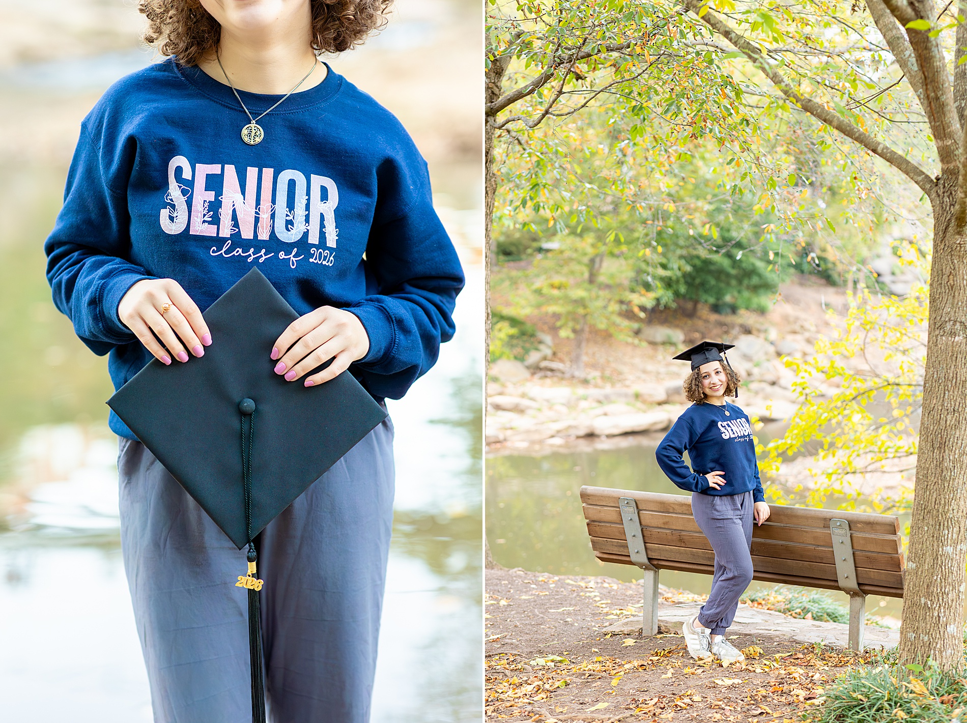 Falls Park senior session