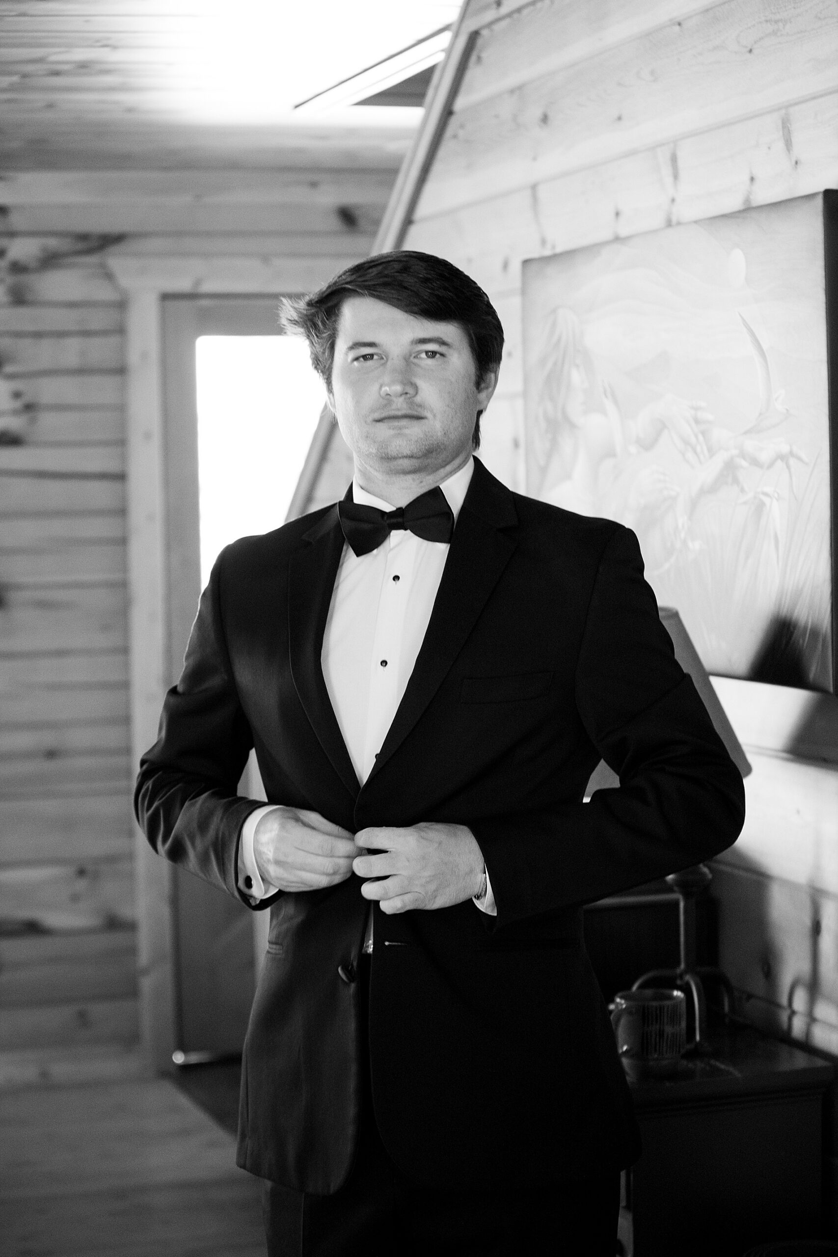 groom portraits from Aspen, Colorado Wedding at Beyul Retreat