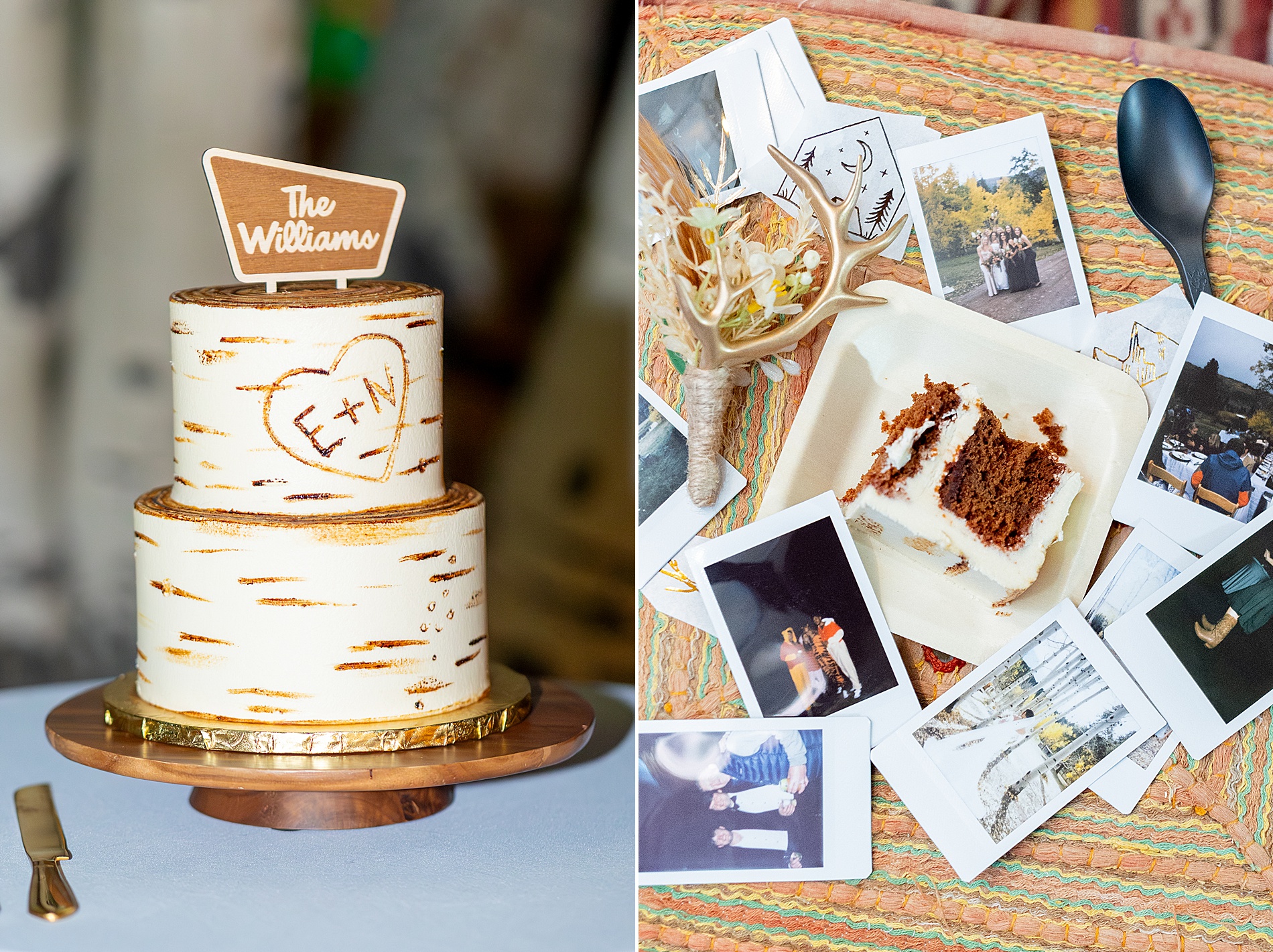 custom wedding cake that looks like tree