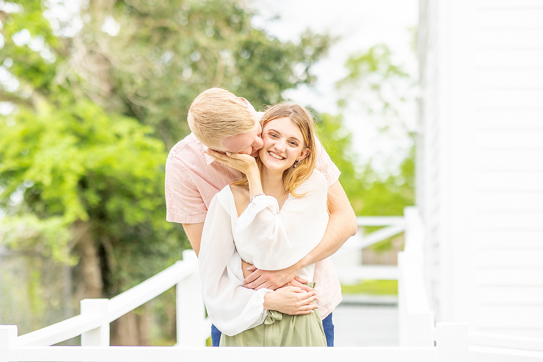 romantic engagement session