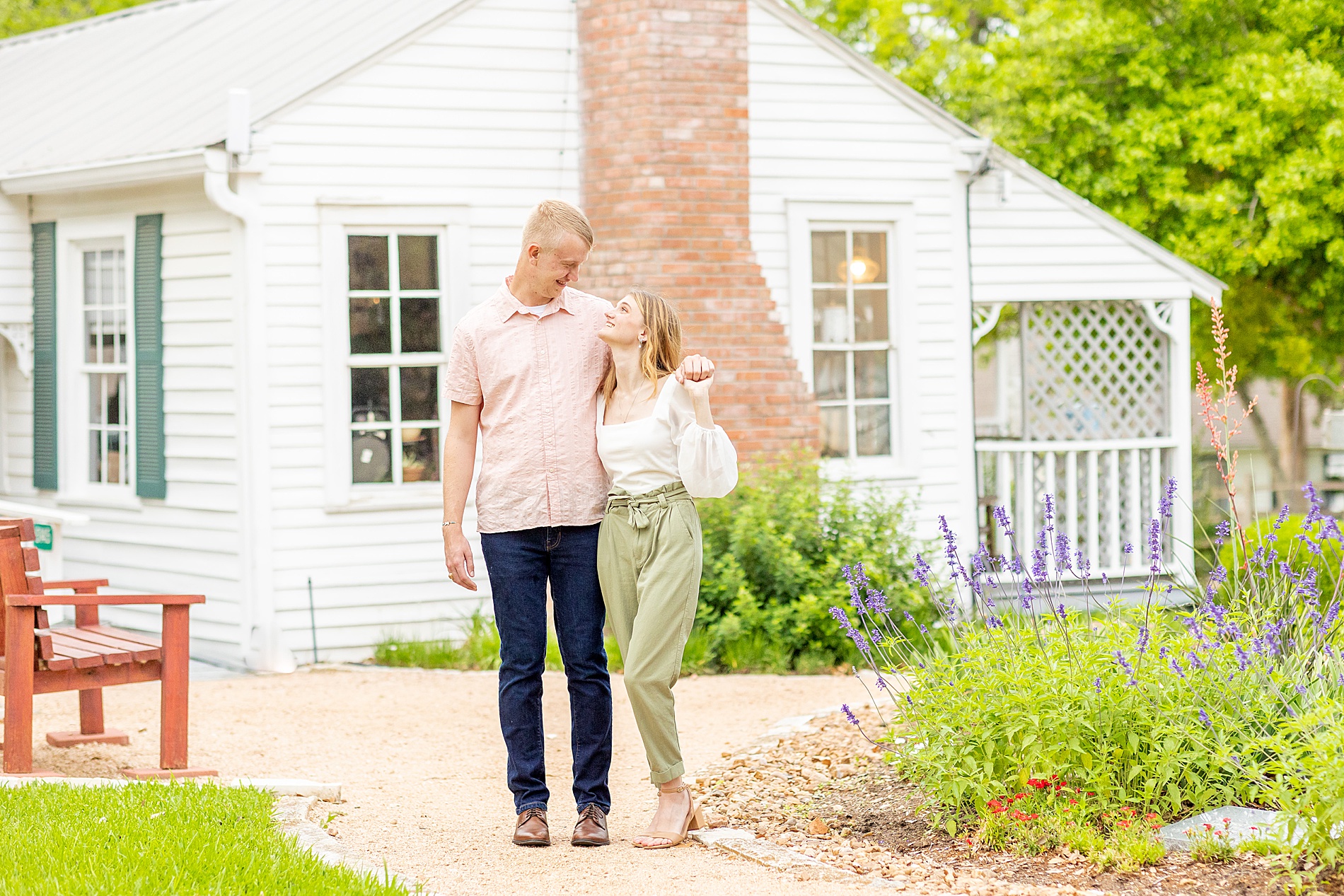 Spring engagement session