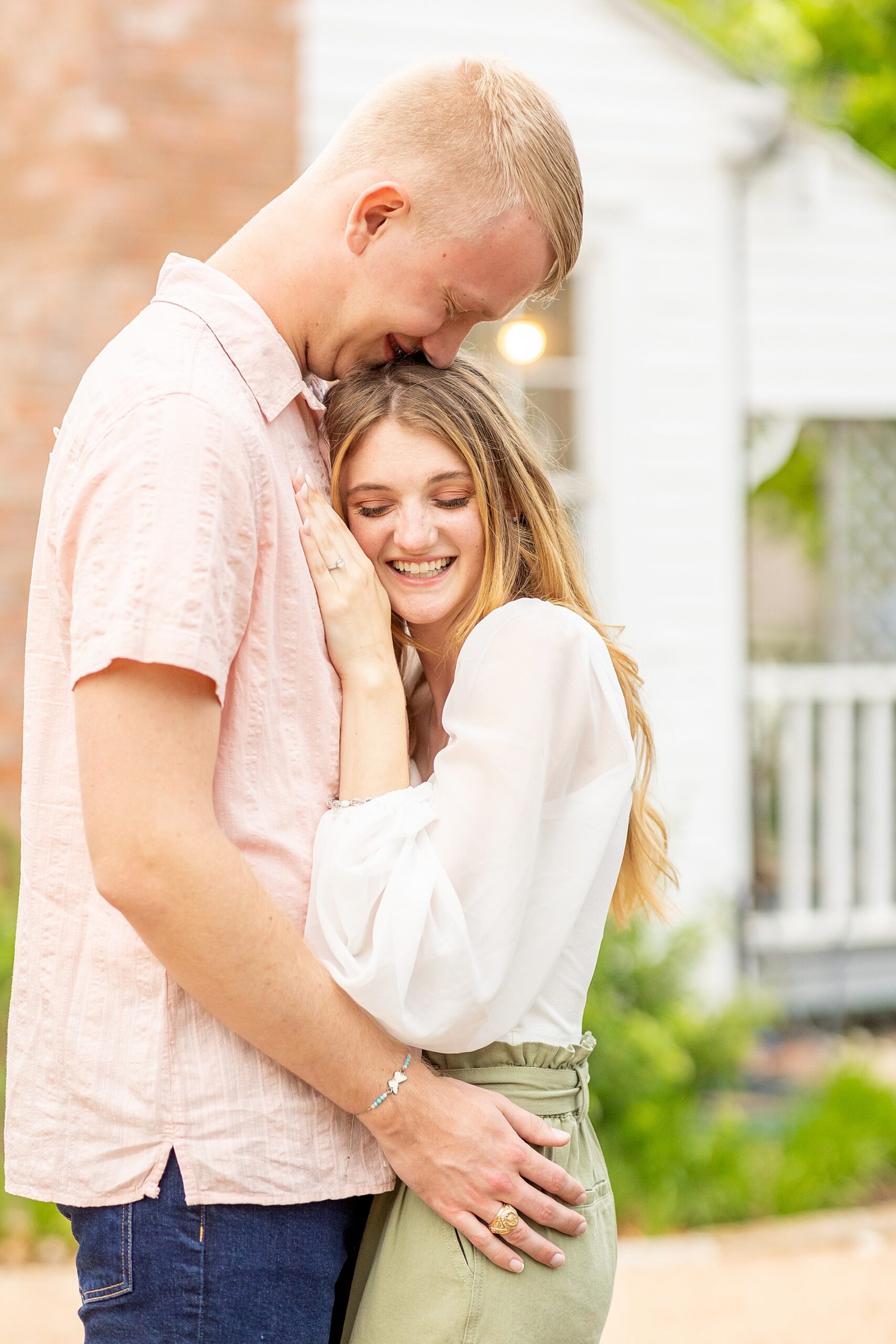 sweet and intimate engagement session