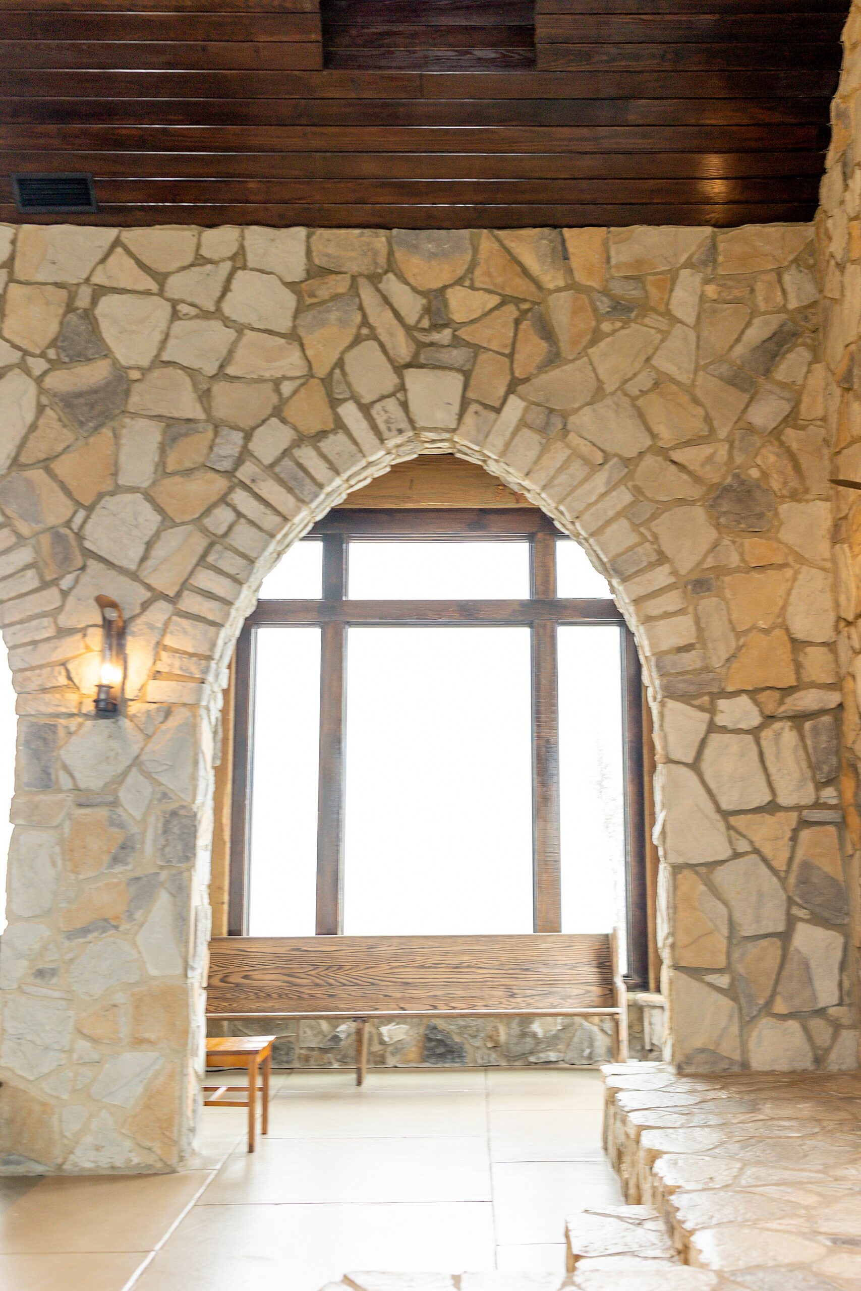 stone archway of The Cliffs at Glassy Chapel  