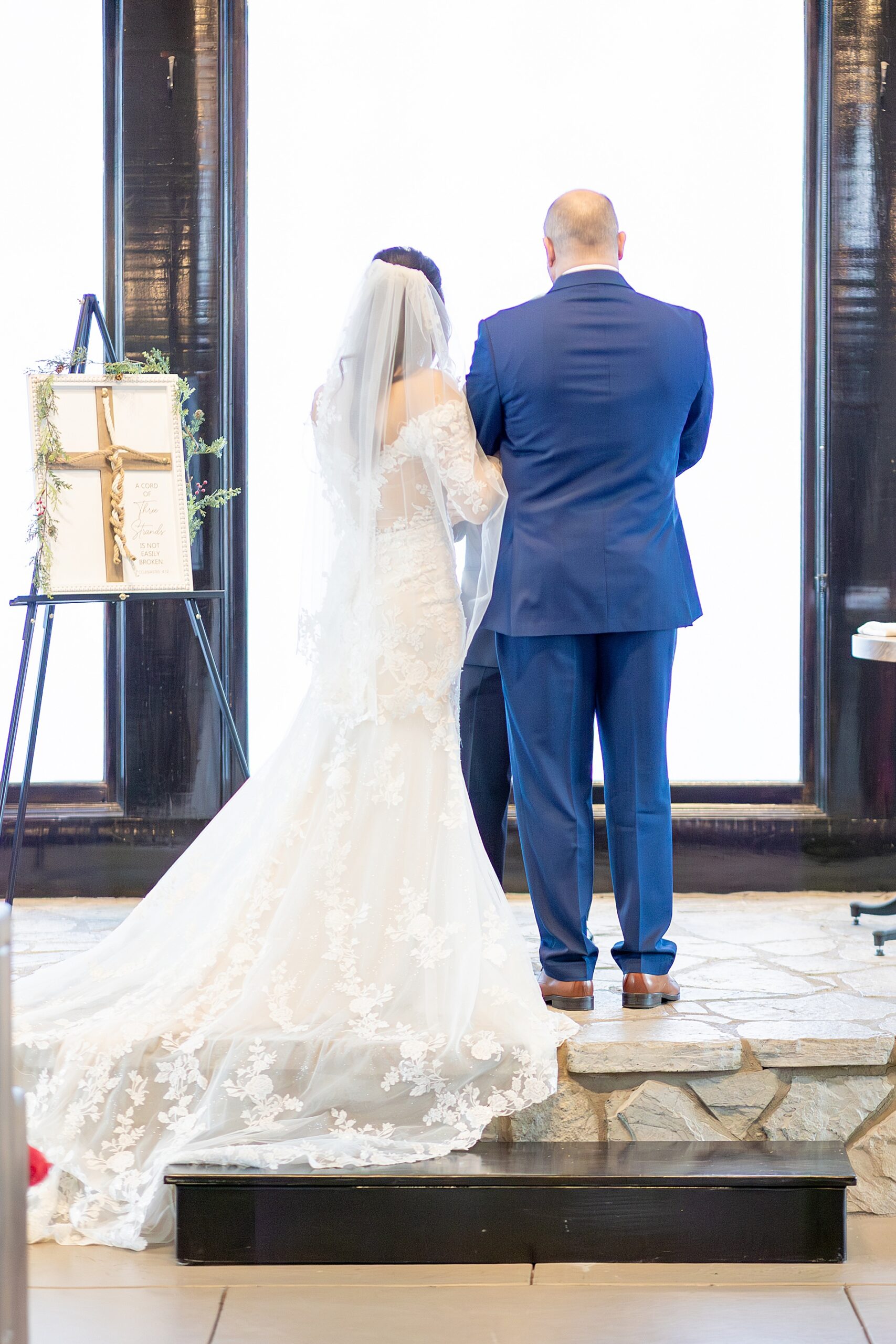Asheville wedding ceremony at The Cliffs at Glassy Chapel  