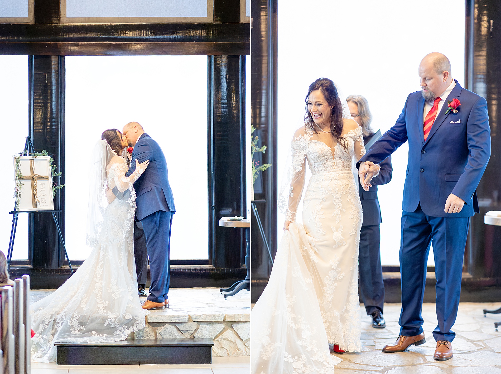 bride and groom are pronounced husband and wife 