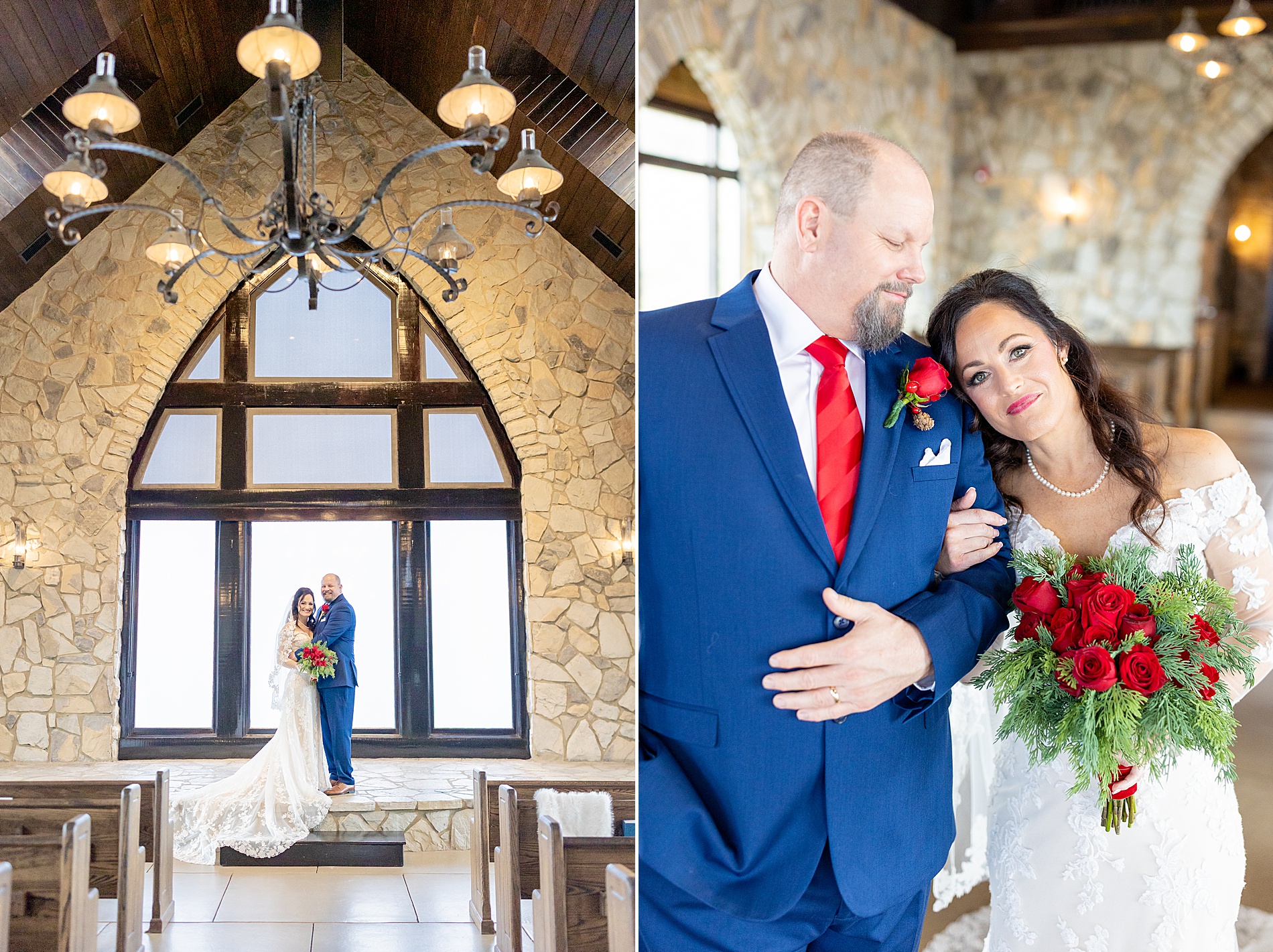 bride and groom portraits from mountain wedding at The Cliffs at Glassy 