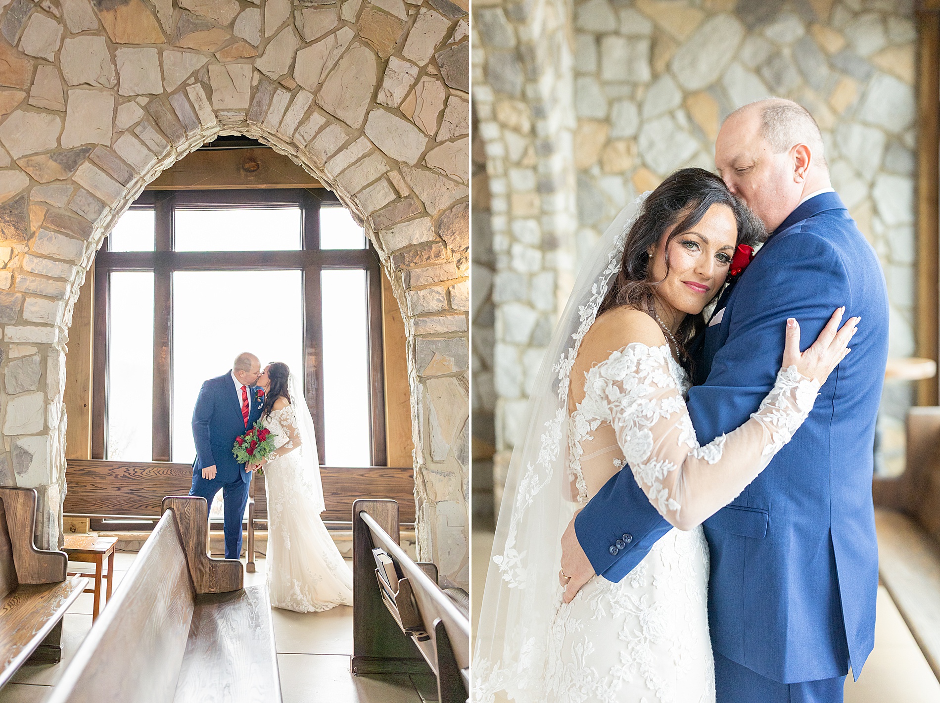 newlyweds embrace 