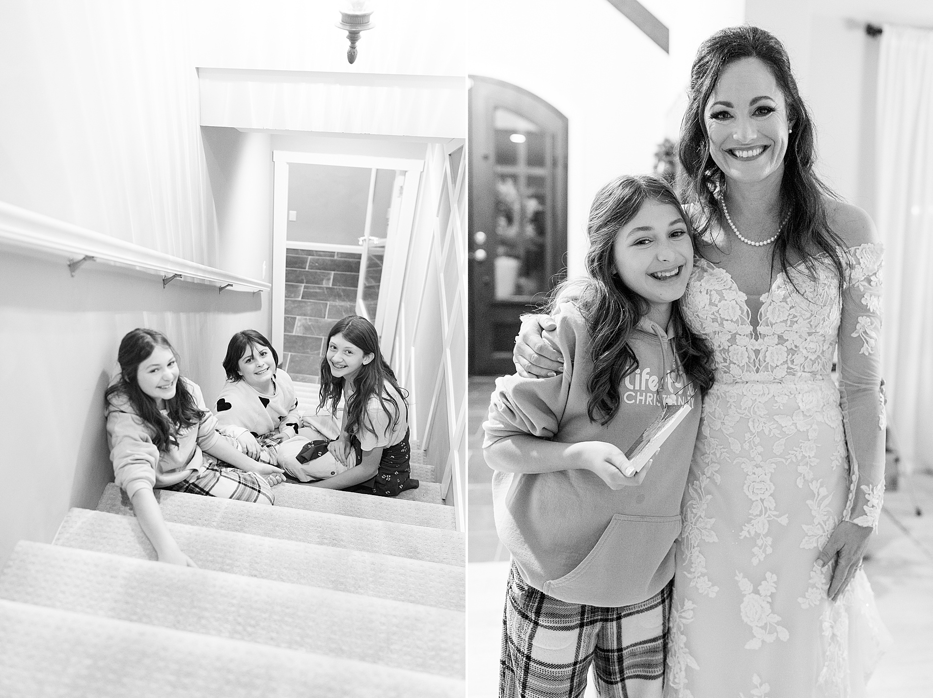 bride with daughter 