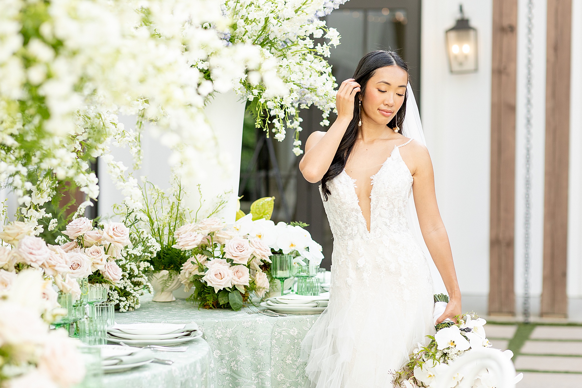 Light and airy bridal portraits 