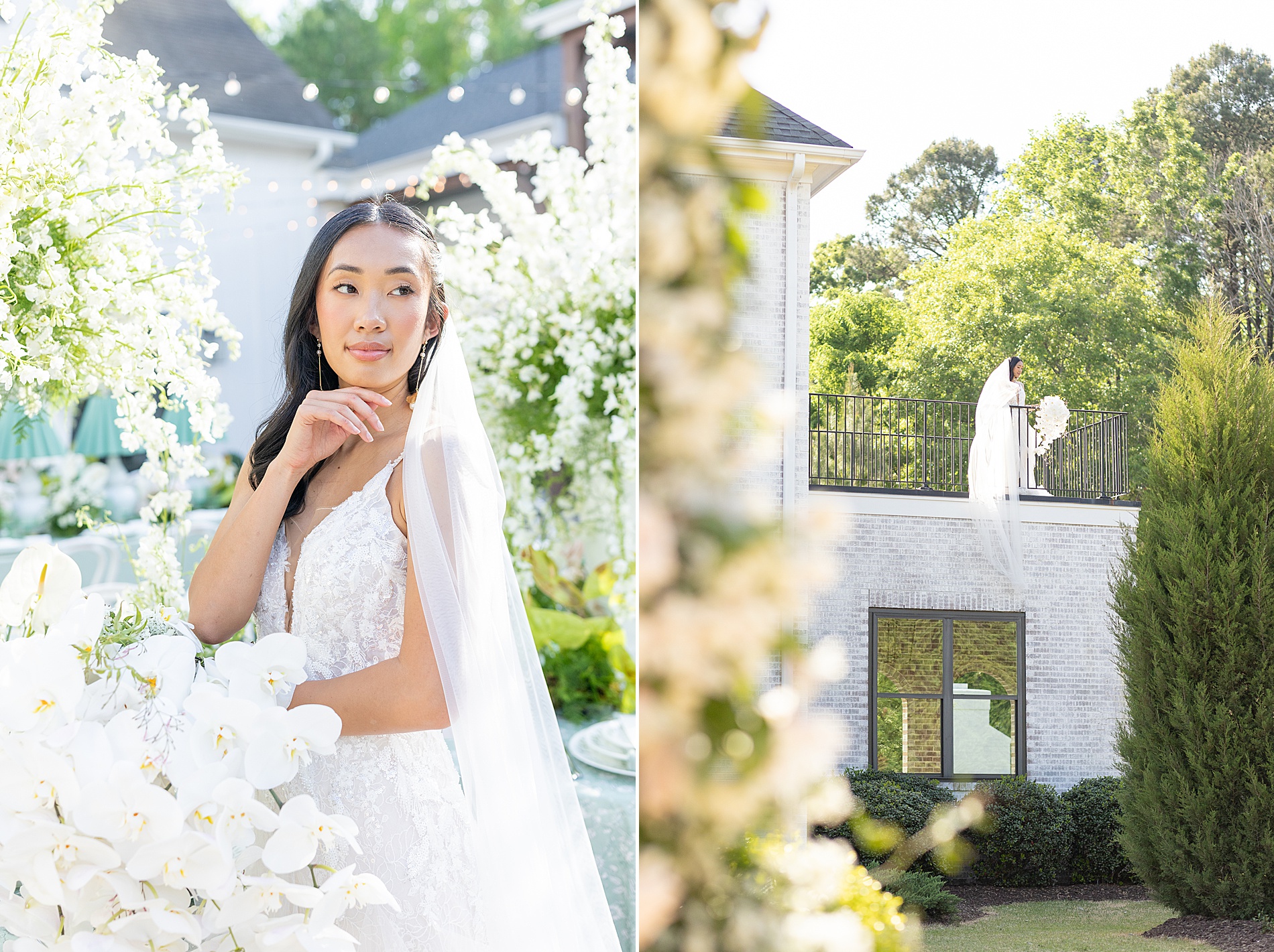 bridal portraits at The Bradford wedding in Raleigh NC 