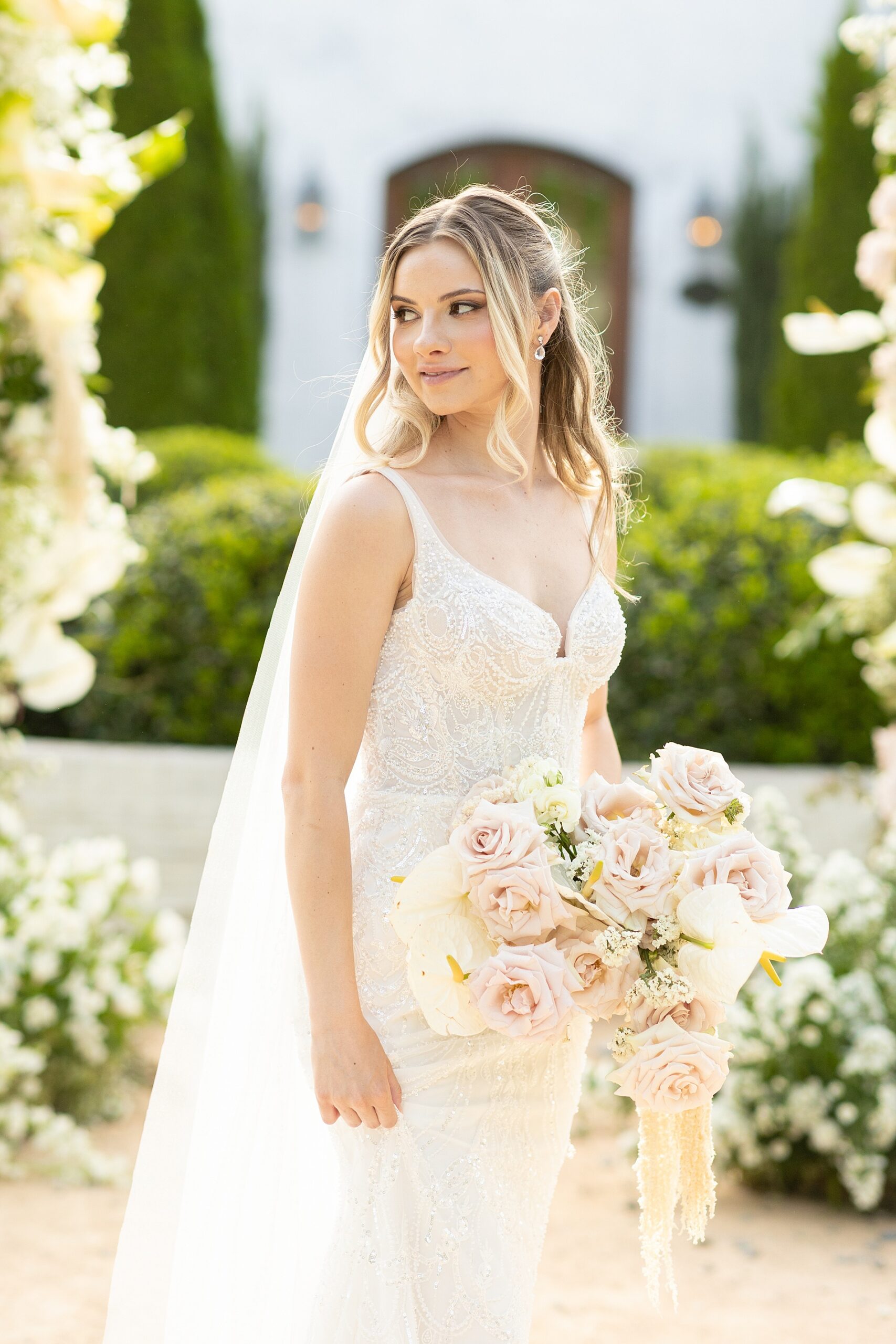 light and airy bridal portraits 